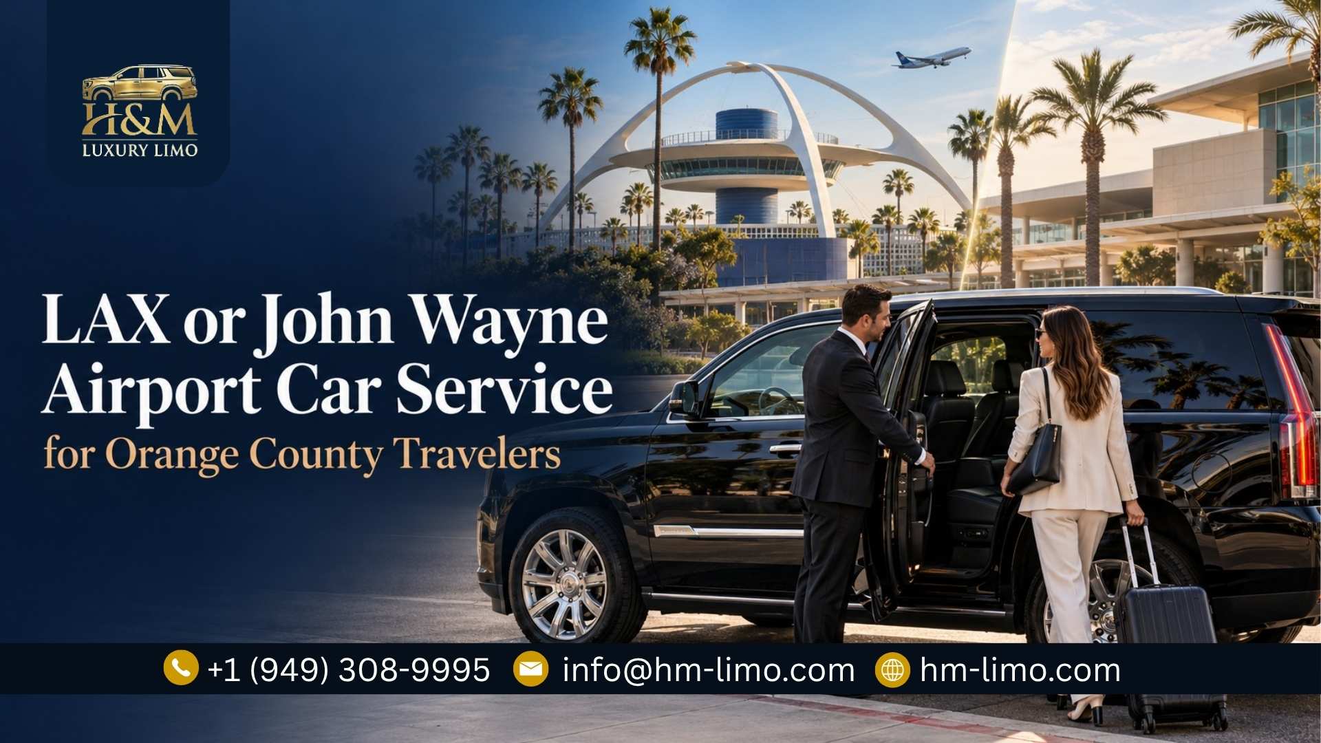 LAX or John Wayne Airport Car Service for Orange County Travelers